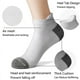 thumbnail image 4 of 6/12 Pairs High Quality New Cotton Socks Men Women Sports Solid Color Short Sock Cycling Breathable Mesh Ankle Summer Socks, 4 of 5