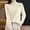 Beige, variant on NMMUED Mock Neck Sweater Tops for Women Womens Long Sleeve Tops Mock Neck Tops for Women Tunic Sweaters for Women Pull Over Sweaters Womens Basic Sweaters for Women Beige L