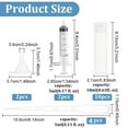 thumbnail image 2 of 10 Pack 18ml 0.6oz Small Travel Squeeze Bottles - Refillable Makeup Foundation Container Sample Bottles Tubes for Toiletries Shampoo Toner, 2 of 6