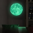 thumbnail image 5 of Glow in the Dark Wall Stickers - Removable 3D Moon Design - Large 20cm Fluorescent Wall Art for Home, 5 of 7