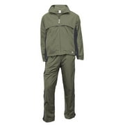 Soffe 3444359MED Adult Poly Micro Pant Poly, Od Green & Black - Medium