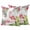 Rose Red, variant on 2 Pack Outdoor Waterproof Throw Pillow Covers,Summer Watercolor Flamingo Plants Decorative Square Pillow Case Patio Pillowcases for Chair Couch Sofa 16x16in