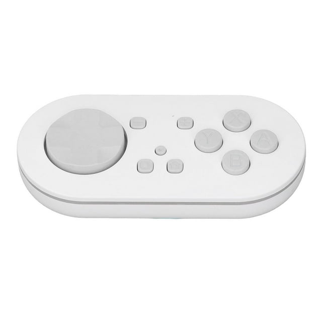 HUGFEGWE Manette Bluetooth Sans Fil pour Application Anki, Manette de Jeu Bluetooth avec Modes d'Éclairage RVB, Mini Manette Format de Poche pour Switch, Wins, Android, OS X, iOS (Blanc) CA919-99104