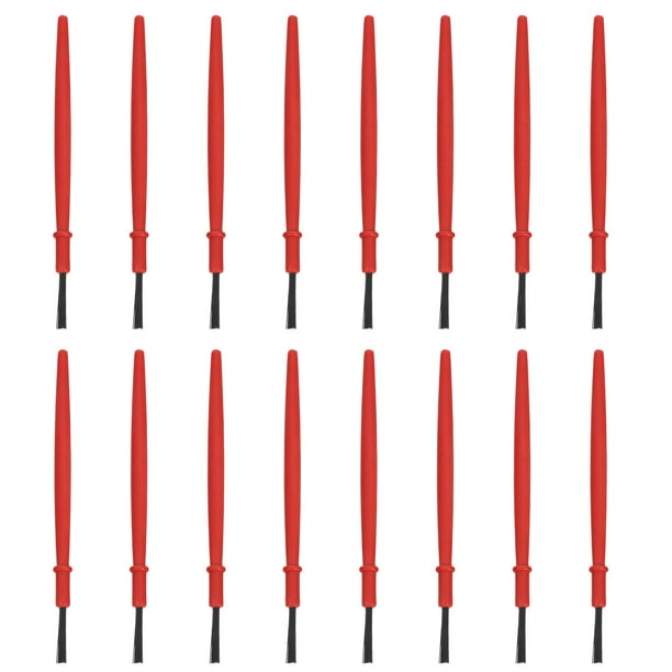 200 pinceles de punta redonda de plástico para pintar detalles artísticos, suministros de arte para niños, actividades educativas de aprendizaje, acuarela, cara, uñas, arte detallado.