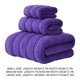thumbnail image 3 of Toalla De Baño Juego de 3 toallas de baño de fibra superfina,suaves y absorbentes para ducha y spa (morado). Rkxzt, 3 of 9