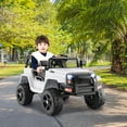 thumbnail image 3 of Costway 12V Battery Powered Ride On Truck Electric Kids Ride On Car with Remote Control 4-Wheel Vehicle Toy for Boys & Girls, 3 of 9