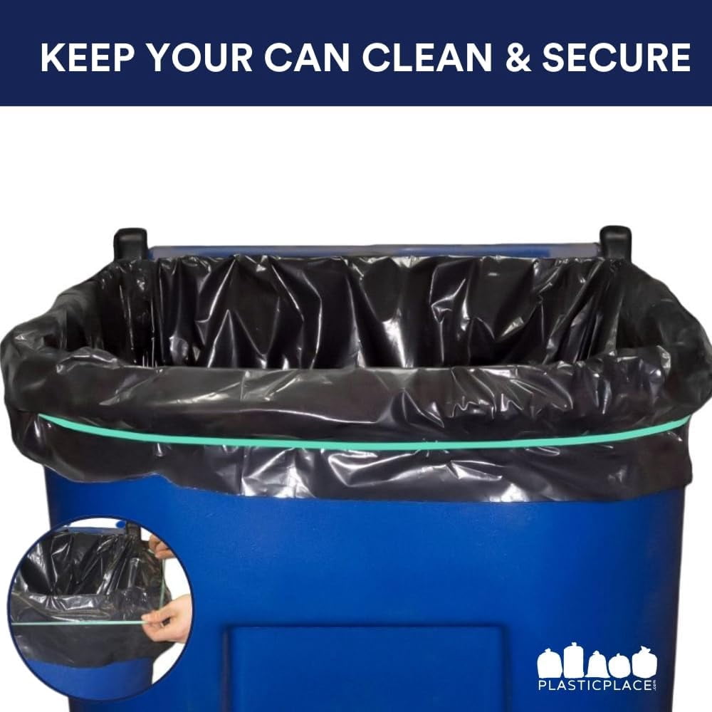Rubber Bands for 95-96 Gallon Trash Cans, 30", 5 Count