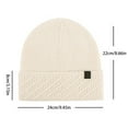 thumbnail image 2 of Winter Warm Daily Fashionable Elastic Casual Slouchy Hat Suitable For Man And Woman Wool Trapper Hat for Men Womens Mad Hat Trapper Hat Big Men Leather Baseball Cap Women Cool Snow Hat U of M Winter, 2 of 6