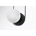 thumbnail image 5 of Elegant Lighting Silas 6 Inch Outdoor Wall Sconce In Black, 5 of 8