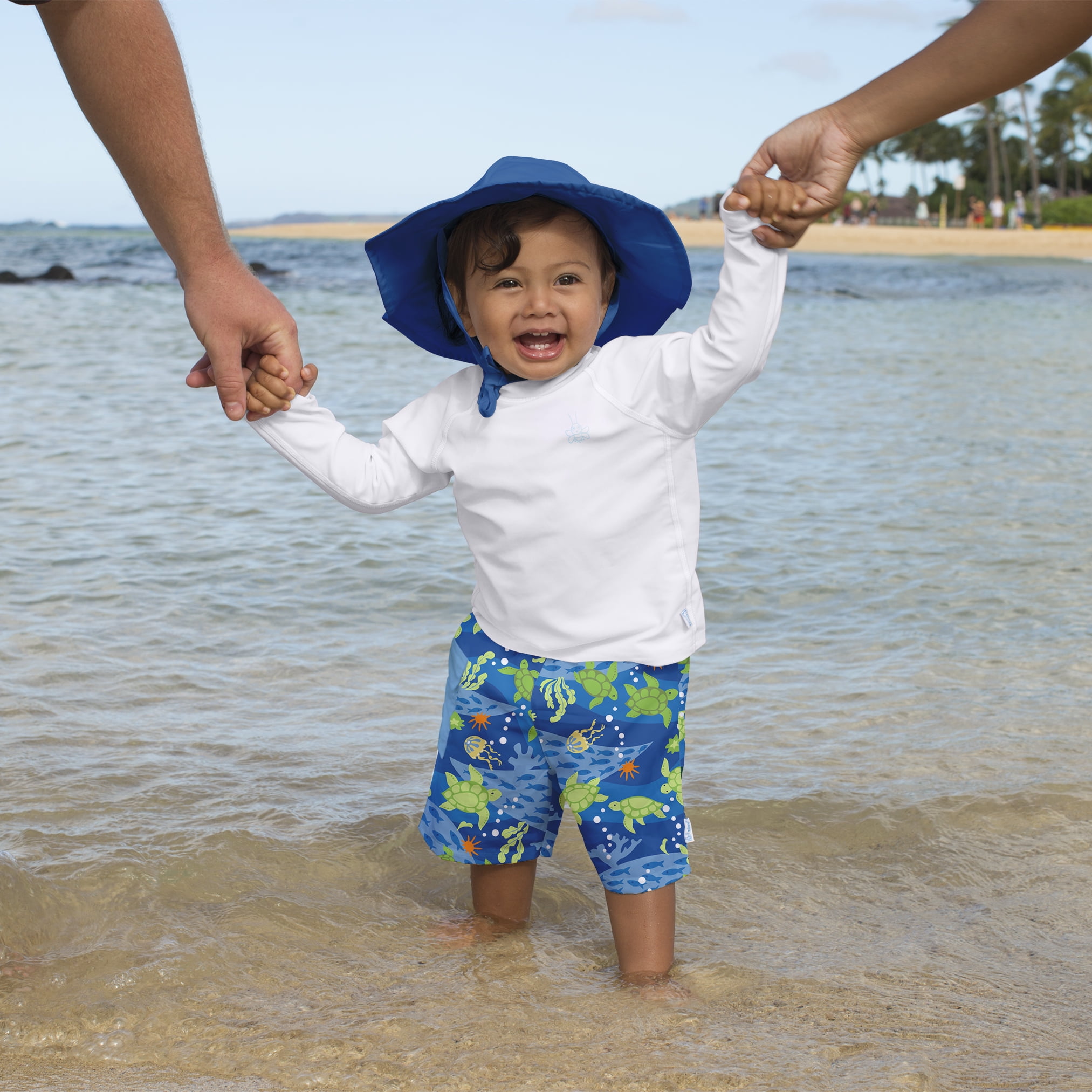 Iplay swim hotsell trunks with diaper