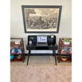 thumbnail image 3 of Solid Acacia Desk with Charging Station Black, 3 of 5