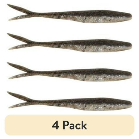 (4 pack) Berkley Power Bait MaxScent Flat nose Minnow Fishing Soft Bait