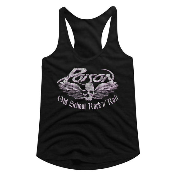 Poison Old School Rock 'N Roll Women's Racerback Tank Top