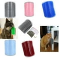 thumbnail image 2 of Newway Pet Products For Cats Brush Corner Cat Massage Self Groomer Comb Brush With Catnip Ship From US, 2 of 6