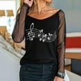 thumbnail image 2 of TSADFHJI Hauts de Noël Élégants pour Femmes Plus Femmes Chandail Léger Aguichant Manches Longues Haut Design en Filet Rhinestine Col Rond Automne Hiver Tenue Décontractée Chemisier à Bretelles pour Fête TG Blanc, 2 of 5