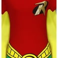 thumbnail image 4 of Robin tsrobingcostcapevnek-js Womens V-Neck Caped Costume T-Shirt, Red - Small, 4 of 5