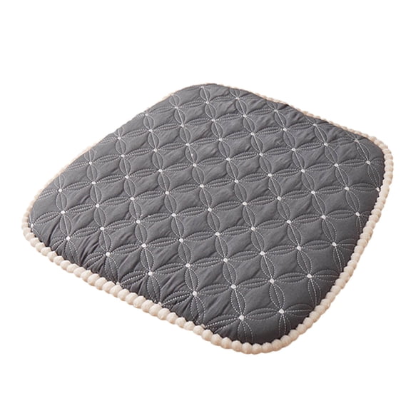 Indoor Chair Seat Cushions for Kitchen Dining Room Non Slip Metal Chairs Cushion Pads with U-Shaped Foam Pad Overall Washable [17.7x 16.9Inches]