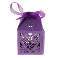 thumbnail image 3 of 50 Cajas de Caramelos Colco con Huecos de Decoración de Cintas Color Morado, 3 of 8