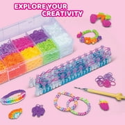 Rainbow Loom Combo Craft Set- Includes 4,000 Latex Free Rubber Bands, 9 Different Colors, Step by Step Directions, Convenient Storage Case, Ages 7+