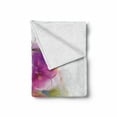 thumbnail image 2 of Flower Soft Flannel Fleece Throw Blanket, Blooming Orchid Spring Bouquet Romance Wedding Themed Natural Beauties Fragrance, Cozy Plush for Indoor and Outdoor Use, 60" x 80", Multicolor, by Ambesonne, 2 of 6