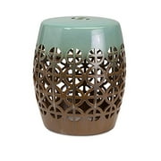 Angle View: Estair Oversized Ceramic Garden Stool