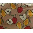 thumbnail image 4 of oneOone Georgette Viscose Light Brown Fabric & Pear Fruits Sewing Craft Projects Fabric Prints By Yard 42 Inch Wide, 4 of 4
