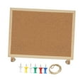thumbnail image 2 of Tnarru Cork Board Cute Picture Display Bulletin Board for Living Room Bedroom Decor 40cmx30cm, 2 of 8