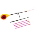 thumbnail image 2 of Graflsoa Durable ABS Ice Fishing Rod with Vibrant Red Tip, 20cm Length, Lightweight Design for Enhanced Sensitivity and Stability, 2 of 7