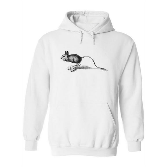 Egyptian Jerboa Drawing Hoodie Women -Image by Shutterstock, Female Large
