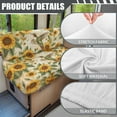 thumbnail image 6 of FOR U DESIGNS Hummingbird Sunflower Print 2 Pack RV Dinette Cushion Covers Stretch Camper Cushion Slipcover Non-Slip RV Couch Cover Sofa Slipover for Travel Trailer Couch, 6 of 7