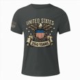 thumbnail image 5 of CAUYDY American Flag Shirts for Men USA Patriotic T-Shirt 4th of July Tee Tops(L101-Dark Gray,XL), 5 of 5