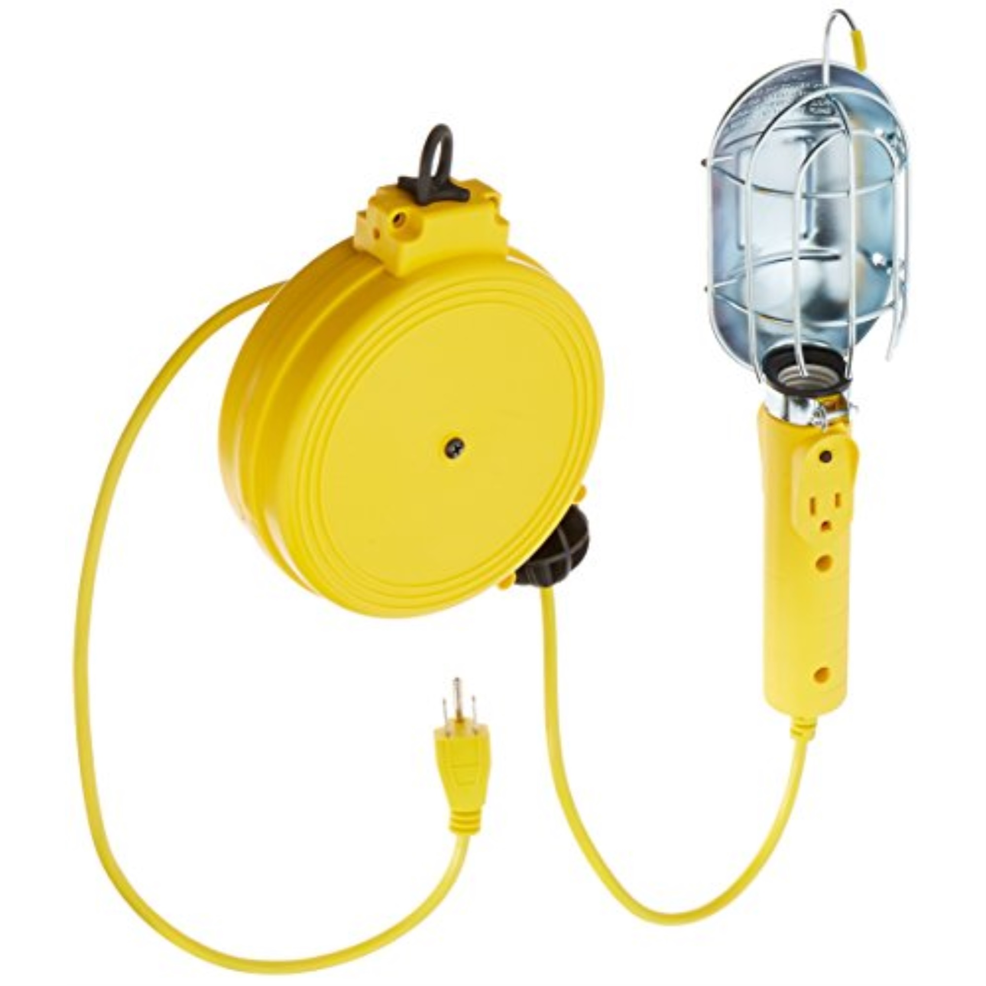 3009104 CORD REEL/LIGHT 20'L Bayco 20 ft. L Cord Reel w/Light