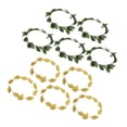 thumbnail image 1 of Diadema de hojas dorada BLESIY para mujer de disfraces, 1 of 8