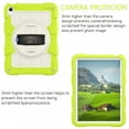 thumbnail image 2 of Dteck for iPad 10th Generation Case 2022 10.9 Inch with Soft TPU Screen Protector, Heavy Duty Rugged Protective Kids 10th Gen iPad Cover with Rotating Stand Hand/Shoulder Strap,Green, 2 of 6