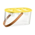 thumbnail image 2 of Colaxi Hydroponic Grower Box 6 Holes Sturdy for Planting Plants and Vegetables Yellow, 2 of 8