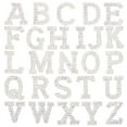 thumbnail image 1 of 26pcs Rhinestone Iron On Letters Alphabet Iron On Letter Patches Letter Patches Iron On, 1 of 8