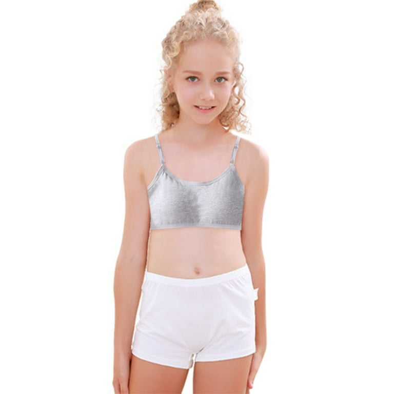 Girls Sports Bra Cotton Underwear Non-wired Padded Sports Bra