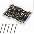 thumbnail image 1 of Hanging Nails, 50 PCS Photo Hangers Nails Picture Frame Nails Hangers Picture Pins with Plastic Storage Box Small Nail X Wall Spike for Picture Frame,, 1 of 5