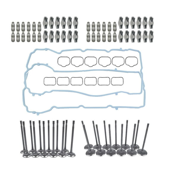 Koomaha Intake Exhuast Valves Rocker Arms Lifters Kit for 2011-2016 3.6L V6 Chrysler Dodge Ram DOHC