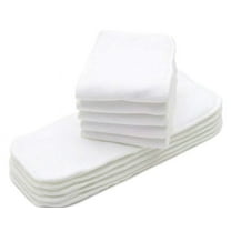 KaWaii Baby Newborn Cloth Diapers for Baby with 12 Super Absorbent 6–22 lbs (0-18 Months) - Pack of 6