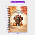 thumbnail image 5 of Happy Thanksgiving Wirehaired Pointing Griffon Turkey Costume Pumpkins Autumn Leaves Spiral Bound Journal Dog Lover 5x7in Spiral Notebook - 13014, 5 of 5