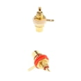 thumbnail image 1 of Conector de Enchufe de Vídeo Cable de Alimentación Femenina perfke Conector hembra RCA, 1 of 7