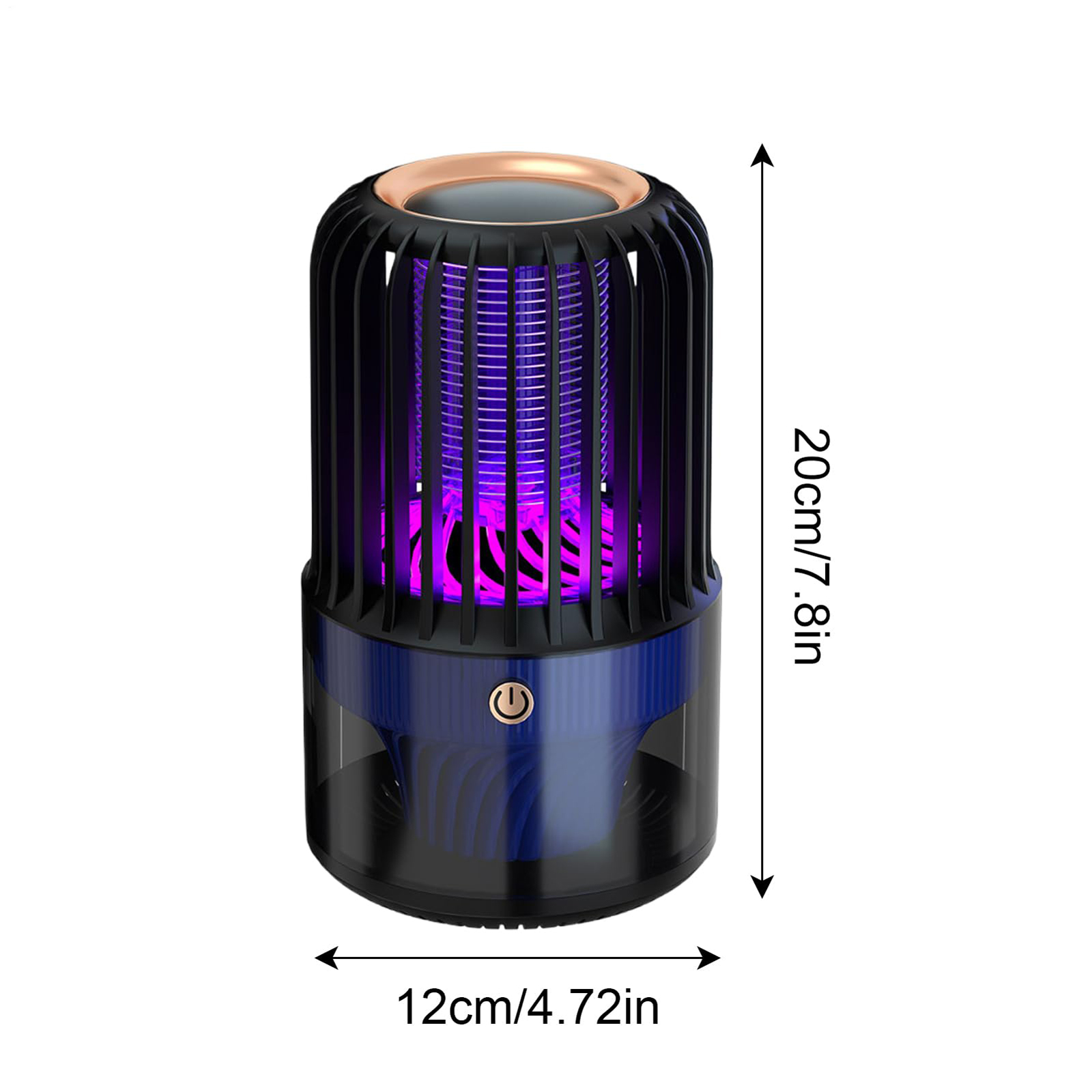 BallsFHK Portable LED 360° USB Outdoor Indoor Mosquito Lamp Electric Zapper,for Home Indoor And Outdoor Use