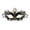 Gold, variant on Mskk Masquerade Mask for Women, Classic Lace Rhinestone Venetian Half‑Face Mask Halloween Mardi Gras Carnival Costume Ball Cosplay Party Accessory for Night Event, Black