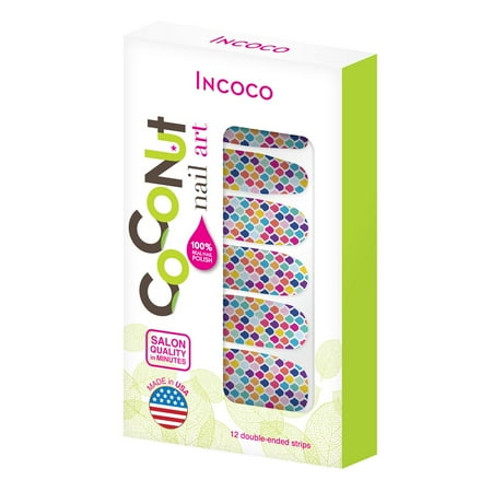 Coconut Nail Art by Incoco Nail Polish Strips, Mystic Mermaid