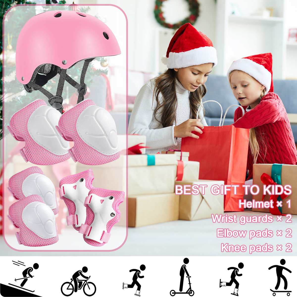 Rirool Kids Protective Gear Set - Helmet & Pads photo 4