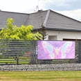 thumbnail image 3 of Pofeuu Purple Sparkling Butterfly Print Colorful Yard Festival Banner Sign Party Outdoor & Indoor Party Decoration Banne Festival Yard Sign-Small, 3 of 8