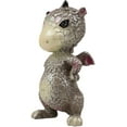 thumbnail image 2 of Ebros Small Gray Sulky Wyrmling Baby Hatchling Dragon with Pink Spots Figurine, 2 of 5