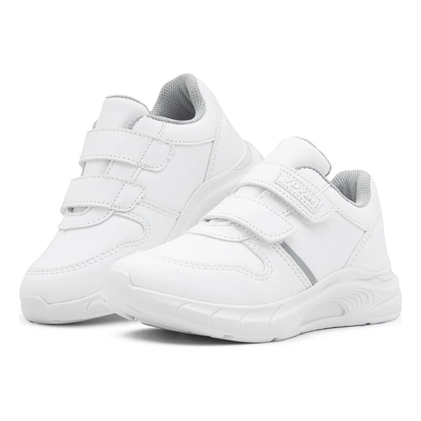 Tenis Escolar Yuyin 23211 Blanco Comodos Ligeros Niño 22
