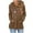 ♕055-Brown, variant on Drawstring Hooded Slit Long Sleeve Top Women's Solid Color Classic Casual Sweatshirt, Comfortable Versatile for Daily Outings, Athleisure Wear, Minimalist Street Style,Cozy Weekend Lounging